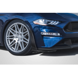 2018-2023 Ford Mustang Carbon Creations Z1 Front Lip Spoiler Air Dam - 2 Pieces ( Performance model ) image - 1
