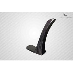 2018-2023 Ford Mustang Carbon Creations Z1 Front Lip Spoiler Air Dam - 2 Pieces ( Performance model ) image - 6