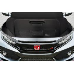 2017-2021 Honda Civic TypeR Carbon Creations EVS Hood - 1 Piece image - 1
