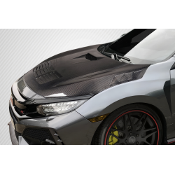 2017-2021 Honda Civic TypeR Carbon Creations EVS Hood - 1 Piece image - 3