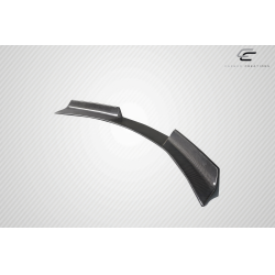 2020-2025 Chevrolet Corvette C8 Carbon Creations Gran Veloce Wicker Bill Rear Wing Spoiler - 1 Piece image - 7