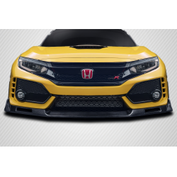 2017-2021 Honda Civic Type R Carbon Creations EVS Front Lip Spoiler Air Dam - 1 Piece image - 1
