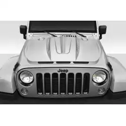 2018-2025 Jeep Wrangler JL Gladiator JT Beast Hood - 1 Piece image - 1