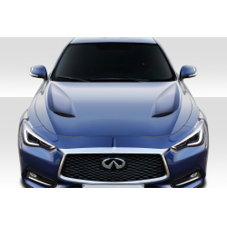 2017-2022 Infiniti Q60 Duraflex TS1 Hood - 1 Piece image - 1