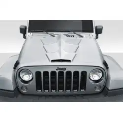 2007-2018 Jeep Wrangler JK Tyrano Hood - 1 Piece image - 1
