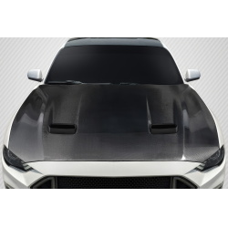 2018-2023 Ford Mustang Carbon Creations OEM Look Hood - 1 Piece image - 1
