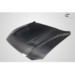 2018-2023 Ford Mustang Carbon Creations OEM Look Hood - 1 Piece image - 3