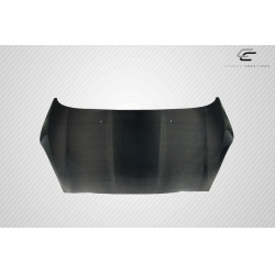 2014-2019 Ford Fiesta Carbon Creations OEM Look Hood - 1 Piece image - 2