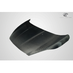 2014-2019 Ford Fiesta Carbon Creations OEM Look Hood - 1 Piece image - 3
