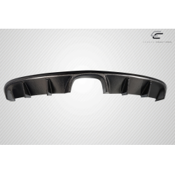 2014-2016 Porsche Cayman Carbon Creations Motox Rear Diffuser - 3 Pieces image - 3
