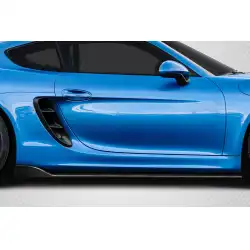 2014-2016 Porsche Cayman Motox Side Skirt Rocker Panel Splitters - 2 Pieces image - 1