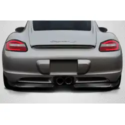 2006-2010 Porsche Cayman Motox Rear Lip Spoiler Air Dam - 2 Pieces image - 1