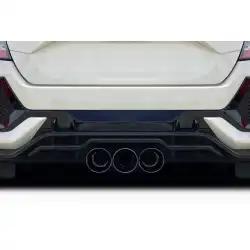 2017-2021 Honda Civic TypeR BZ Rear Bumper Add On - 1 Piece (S) image - 1