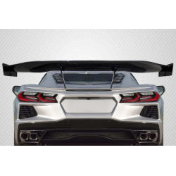 2020-2025 Chevrolet Corvette C8 Carbon Creations Gran Veloce GT Rear Wing Spoiler - 5 Piece image - 1