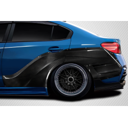 2015-2021 Subaru WRX STI Carbon Creations VRS Wide Body Rear Fender Flares - 9 Piece image - 1