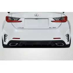 2015-2018 Lexus RC Series RC200T RC350 SBZ Rear Diffuser - 1 Piece image - 2