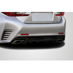 2015-2018 Lexus RC Series RC200T RC350 Carbon Creations SBZ Rear Diffuser - 1 Piece image - 2