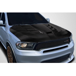 2011-2023 Dodge Durango Carbon Creations Viper Hood - 1 Piece image - 2