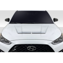 2019-2023 Hyundai Veloster Duraflex J Speed Hood - 1 Piece image - 1