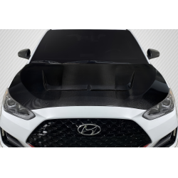 2019-2021 Hyundai Veloster Carbon Creations J Speed Hood - 1 Piece image - 1