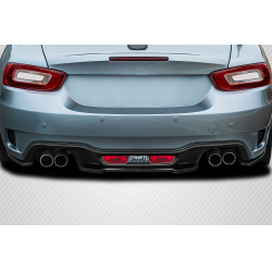2017-2020 Fiat 124 Spider Carbon Creations Speed Rear Lip Spoiler Splitters - 3 Pieces image - 1