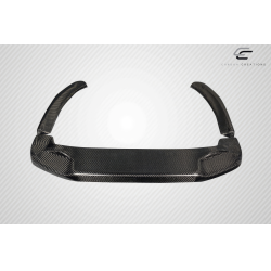 2017-2020 Fiat 124 Spider Carbon Creations Speed Rear Lip Spoiler Splitters - 3 Pieces image - 3