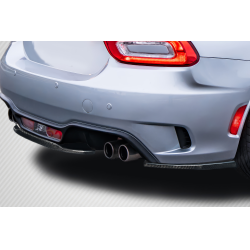 2017-2020 Fiat 124 Spider Carbon Creations Speed Rear Lip Spoiler Splitters - 3 Pieces image - 2