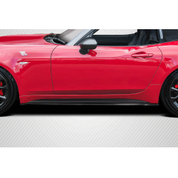 2017-2020 Fiat 124 Spider Carbon Creations Speed Side Skirt Rocker Panel Splitters - 2 Pieces image - 1