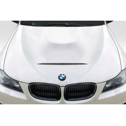 2009-2011 BMW 3 Series E90 E91 4DR / Wagon Duraflex GTS Look Hood - 1 Piece image - 1