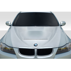 2006-2008 BMW 3 Series E90 E91 4DR / Wagon Duraflex GTS Look Hood - 1 Piece image - 1