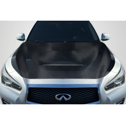 2014-2023 Infiniti Q50 Carbon Creations GTS Look Hood - 1 Piece image - 1