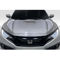 2016-2021 Honda Civic Duraflex Type R Look Hood - 1 Piece image - 1