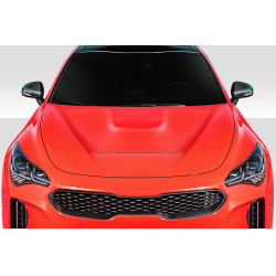 2018-2023 Kia Stinger Duraflex GTS Look Hood - 1 Piece image - 1