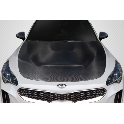 2018-2023 Kia Stinger Carbon Creations GTS Look Hood - 1 Piece image - 1