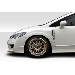2006-2011 Honda JDM Civic 4Dr Duraflex Naga Wide Body Front Fenders - 2 Pieces image - 1