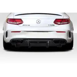 2015-2018 Mercedes Benz W205 C63 AMG Power Rear Diffuser - 1 Piece (S) image - 1