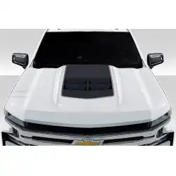 2019-2025 Chevrolet Silverado 1500 ZL1 Look Hood - 1 Piece image - 1