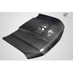 2019-2023 Chevrolet Silverado 1500 Carbon Creations ZL1 Look Hood - 1 Piece image - 6