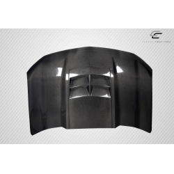 2019-2023 Chevrolet Silverado 1500 Carbon Creations ZL1 Look Hood - 1 Piece image - 7