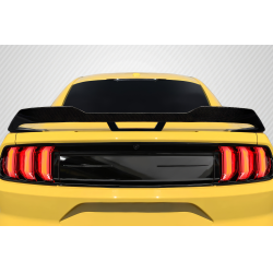 2015-2023 Ford Mustang Coupe Carbon Creations Performance PP1 Wicker Rear Wing Spoiler - 1 Piece image - 1