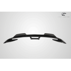 2015-2023 Ford Mustang Coupe Carbon Creations Performance PP1 Wicker Rear Wing Spoiler - 1 Piece image - 7