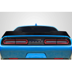 2008-2023 Dodge Challenger Carbon Creations Strata Rear Wing Spoiler - 1 Piece image - 1