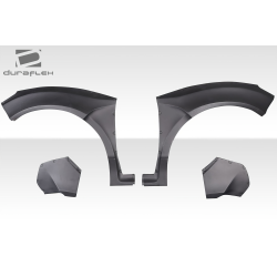 2009-2014 Acura TSX Duraflex Khan Front Fender Flares - 4 Piece (+60mm wider) image - 4