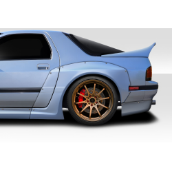 1985-1992 Mazda RX7 Duraflex Phoenix Fire Rear Fender Flares - 4 Piece (+75mm Added Clearance) image - 1