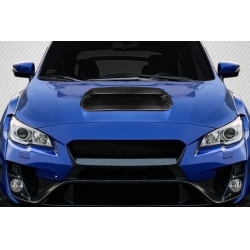 2015-2021 Subaru WRX Sti Carbon Creations Hyperflow Hood Scoop - 1 Piece image - 1