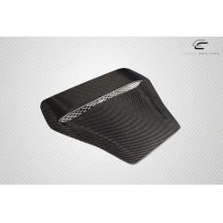 2017-2021 Honda Civic Type R Carbon Creations OEM Look Hood Scoop - 1 Piece image - 3