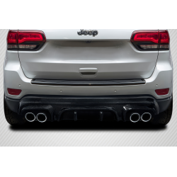 2011-2022 Jeep Grand Cherokee Carbon Creations Gamma Rear Diffuser - 1 Piece image - 1