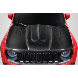 2015-2023 Jeep Renegade Carbon Creations Thermal Hood -1 Piece image - 1