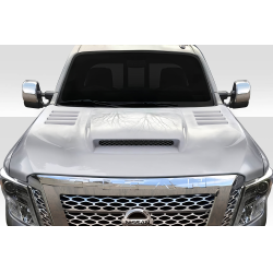 2016-2018 Nissan Titan XD Duraflex Thermal Hood - 1 Piece (Only fits XD Models) image - 1