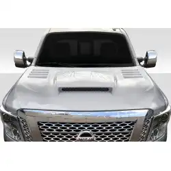 2016-2018 Nissan Titan XD Thermal Hood - 1 Piece (Only fits XD Models) image - 1